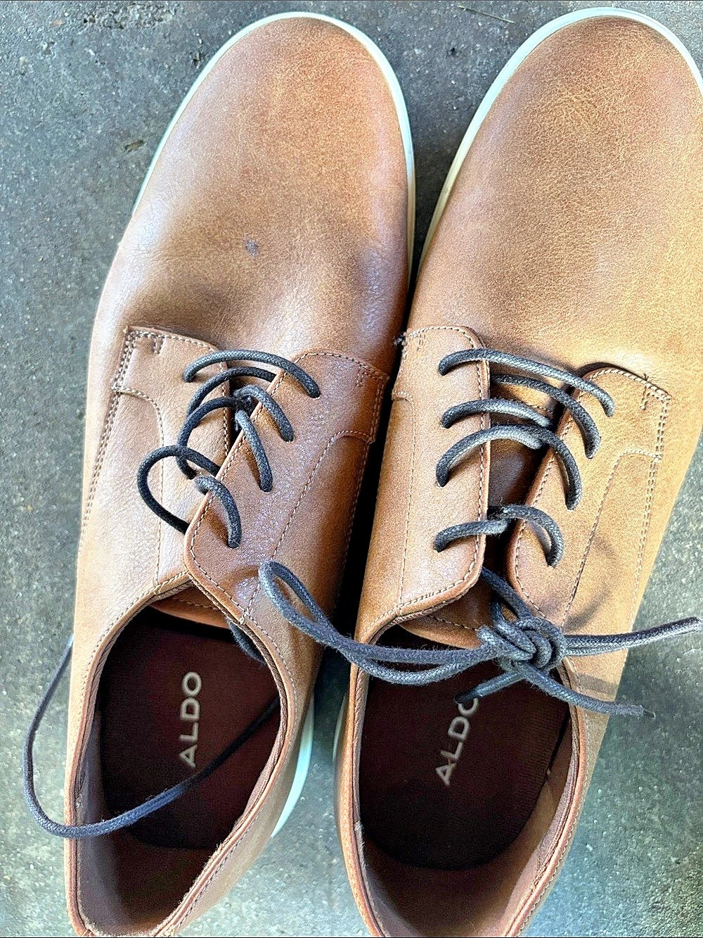 ALDO Aaethien Men's Brown Oxfords US 8.5 M